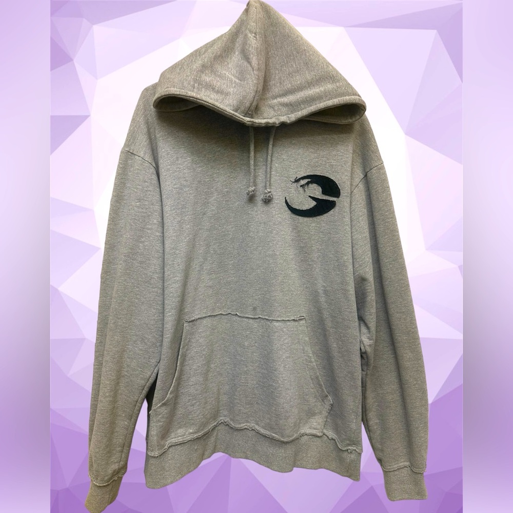 GASP Distressed Hoodie size L